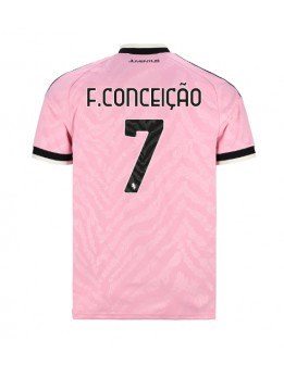 Juventus Francisco Conceicao #7 Replika Borta Kläder 2026-27 Kortärmad Juventus Francisco Conceicao #7 Replika Borta Kläder 2026-27 Kortärmad